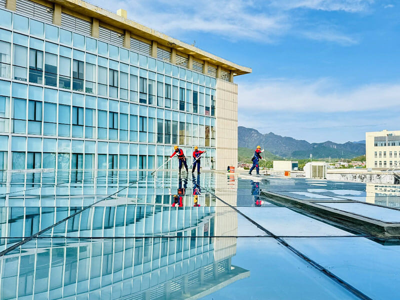 高空外墙玻璃慕清洗服务-(4)